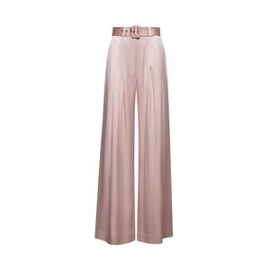 Zimmermann Women Pink Silk Tuck Pants